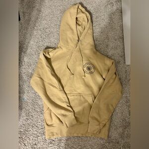 Tan Hoodie with Graphic Logo
